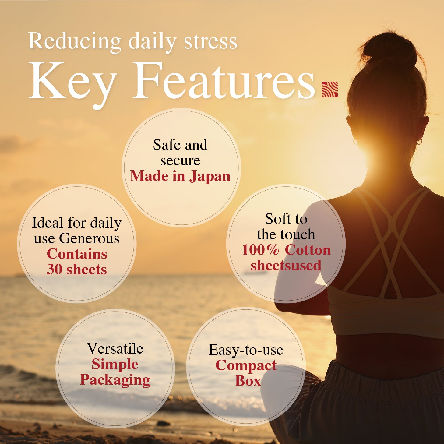 Zen no Shizuku Sheet Mask ‐ 30 Sheets