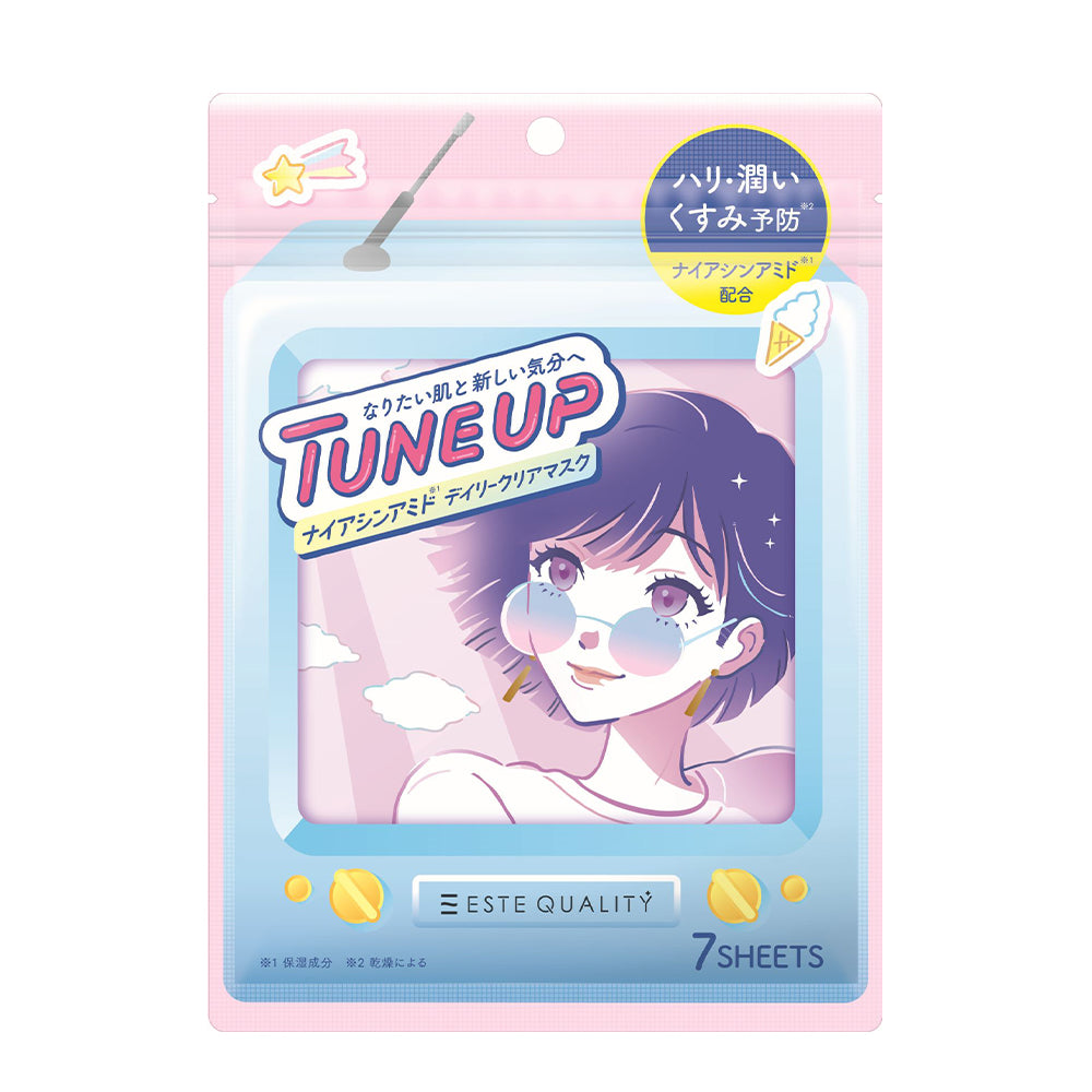 TUNEUP Niacinamide Daily Clear Sheet Mask - 7 Pieces