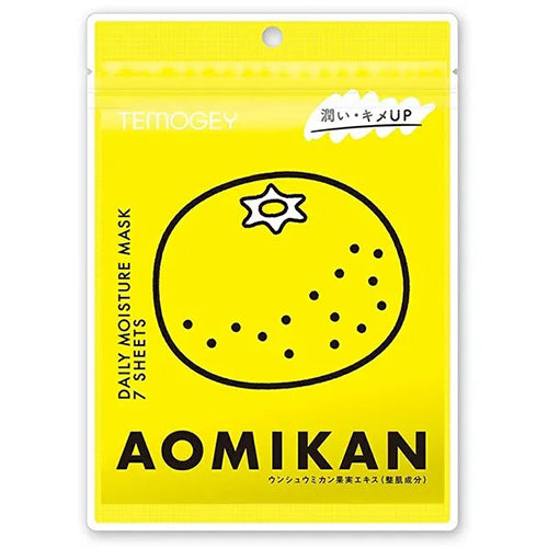 TEMOGEY Daily Moisture Sheet Mask Aomikan - 7 Pieces