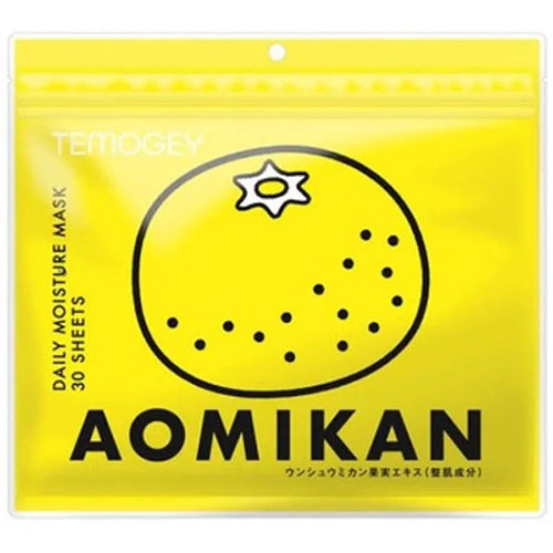 TEMOGEY Daily Moisture Sheet Mask Aomikan - 30 Pieces