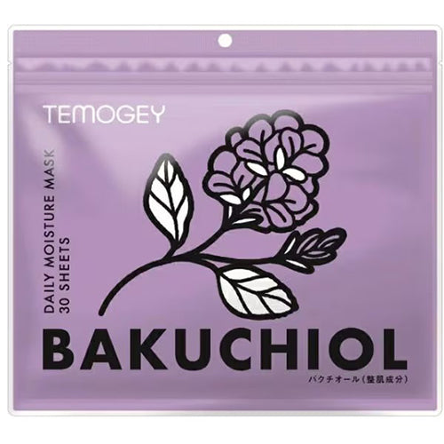 TEMOGEY Daily Moisture Sheet Mask Bakuchiol- 30 Pieces