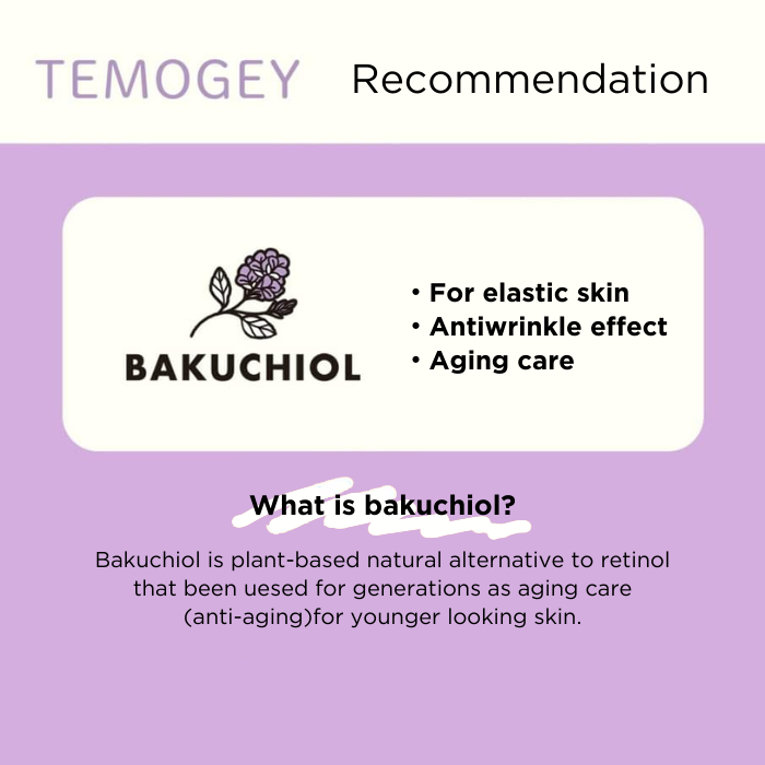 TEMOGEY Daily Moisture Sheet Mask Bakuchiol- 7 Pieces