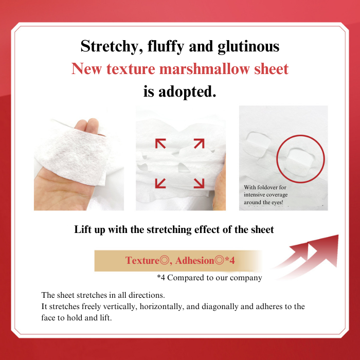 PulluP SRS Marshmallow Moisturizing Sheet Mask - 12 Sheet