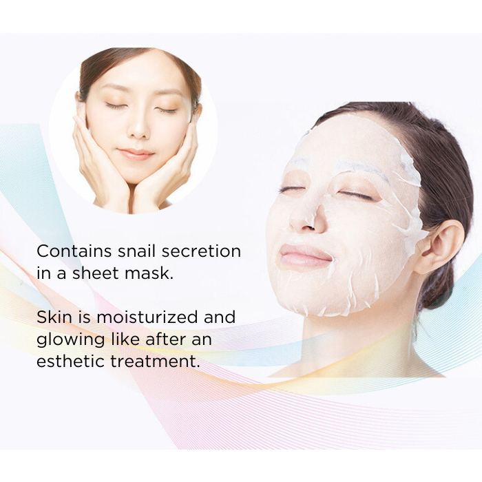 ESTE QUALITY Snail Secretion Sheet Mask - 50 Sheet