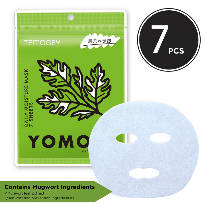 TEMOGEY Daily Moisture Sheet Mask Yomogi - 7 Pieces