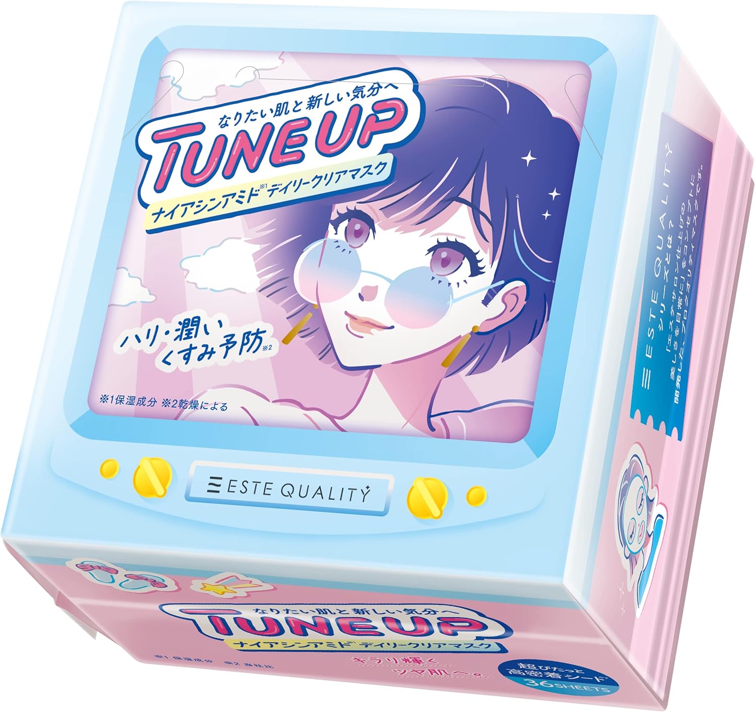 TUNEUP Niacinamide Daily Clear Sheet Mask - 36 Pieces