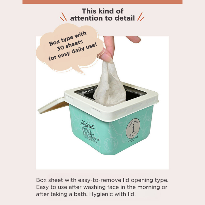 Earthful Beauty i Sheet Mask Verbena Scent - 30 Sheet