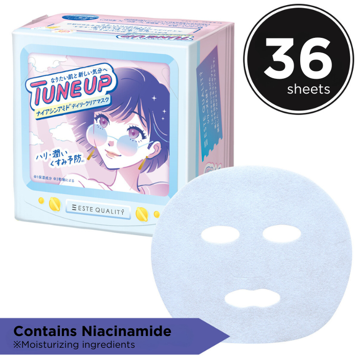 TUNEUP Niacinamide Daily Clear Sheet Mask - 36 Pieces