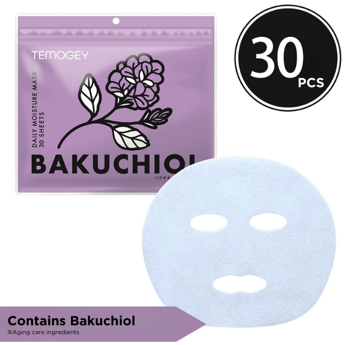 TEMOGEY Daily Moisture Sheet Mask Bakuchiol- 30 Pieces